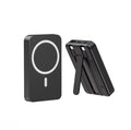 10000mAh Magnetic Wireless Power Bank with Built-in Cable & Kickstand